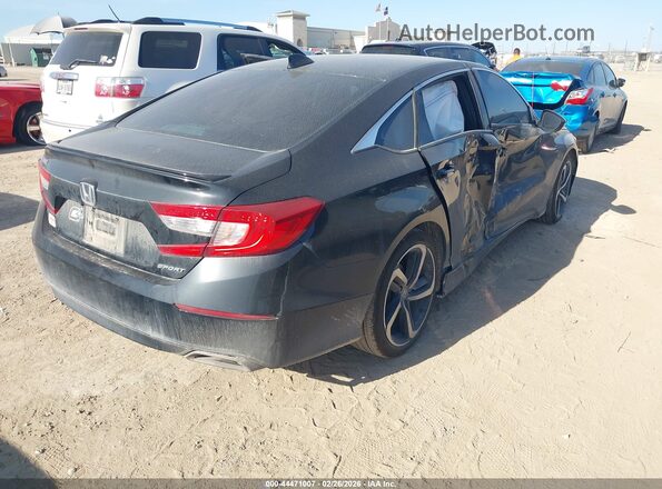 1HGCV1F39LA144779 2020 HONDA ACCORD Черный Задняя правая четверть