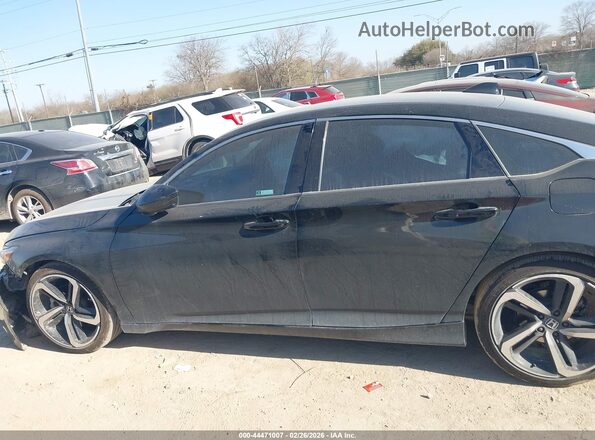 1HGCV1F39LA144779 2020 HONDA ACCORD Черный Панорамный вид салона 360°