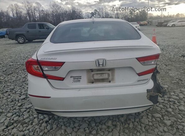 1HGCV1F3XJA252972 2018 HONDA ACCORD Белый Вид сзади