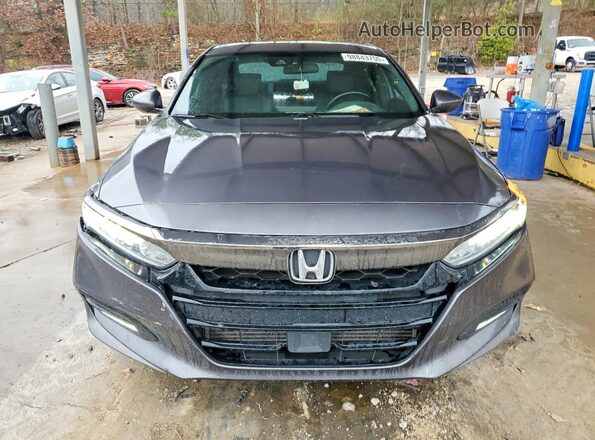 1HGCV1F3XKA042129 2019 HONDA ACCORD Charcoal Widok z przodu