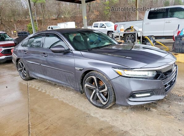 1HGCV1F3XKA042129 2019 HONDA ACCORD Charcoal Przód prawy