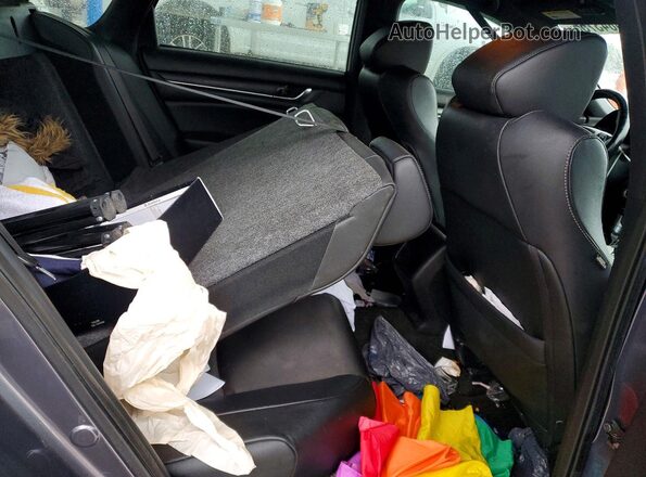 1HGCV1F3XKA042129 2019 HONDA ACCORD Charcoal Widok tylnych siedzeń