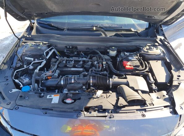 1HGCV1F3XKA125592 2019 HONDA ACCORD Угольный Вид задней части салона