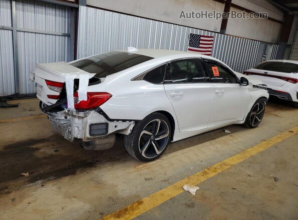 1HGCV1F3XKA151609 2019 HONDA ACCORD Белый Задняя правая четверть