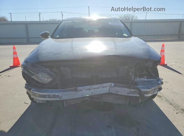 1HGCV1F40KA175040 2019 HONDA ACCORD Черный Вид спереди