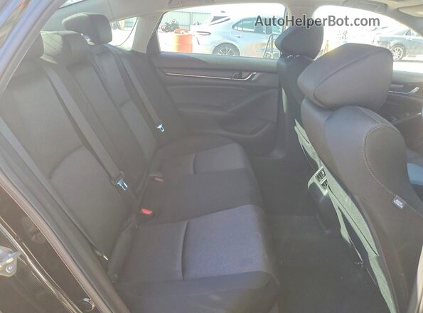 1HGCV1F40KA175040 2019 HONDA ACCORD Черный Вид задних сидений