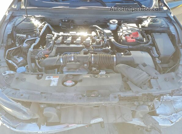 1HGCV1F40KA175040 2019 HONDA ACCORD Черный Вид задней части салона