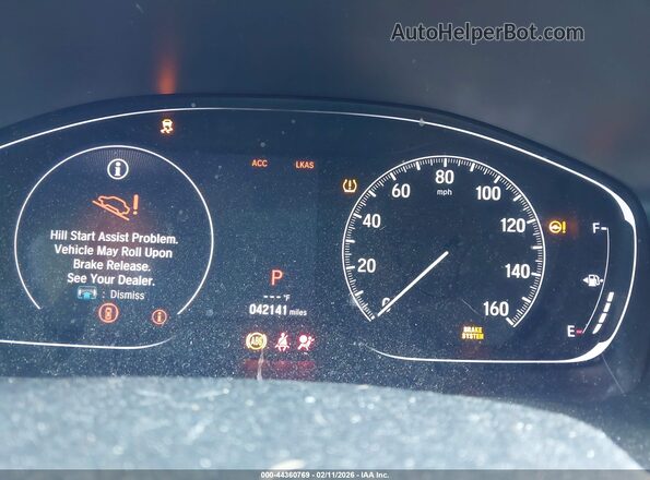 1HGCV1F44LA082684 2020 HONDA ACCORD Gray Widok tylnych siedzeń