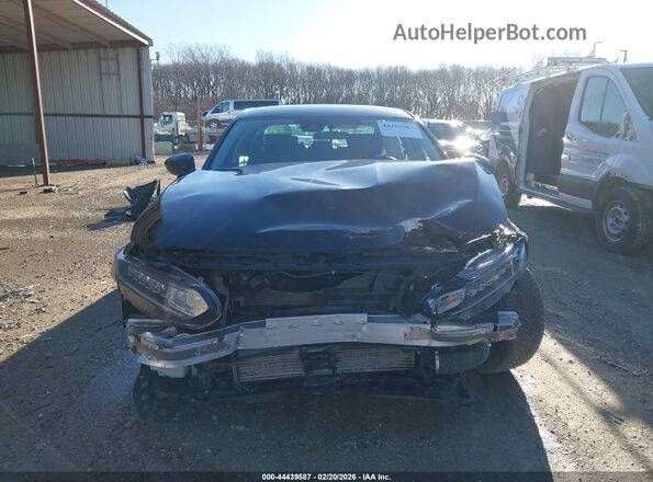 1HGCV1F45JA037833 2018 HONDA ACCORD Черный Вид спереди
