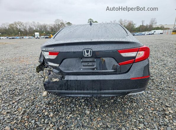 1HGCV1F45KA021794 2019 HONDA ACCORD Black Հետևի տեսք