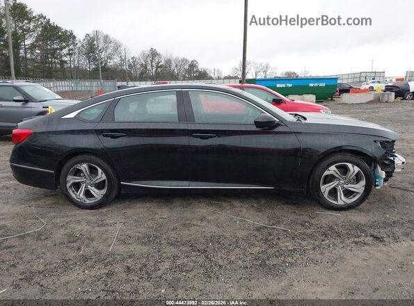 1HGCV1F46KA028687 2019 HONDA ACCORD Черный Панорамный вид салона 360°