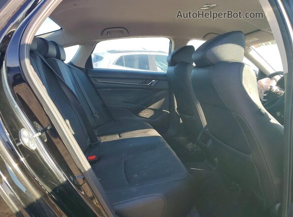 1HGCV1F47NA082438 2022 HONDA ACCORD Черный Вид задних сидений