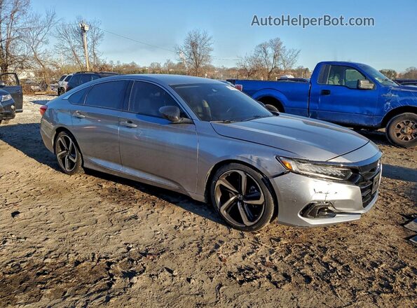 1HGCV1F48NA035922 2022 HONDA ACCORD Серебряный Передняя правая четверть
