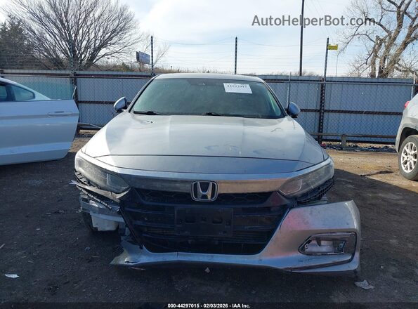 1HGCV1F52JA217019 2018 HONDA ACCORD Серебряный Вид щитка приборов