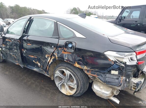 1HGCV1F55JA098124 2018 HONDA ACCORD Черный 