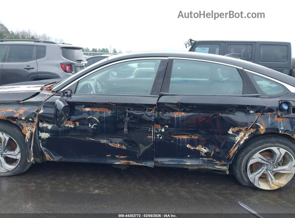 1HGCV1F55JA098124 2018 HONDA ACCORD Черный 