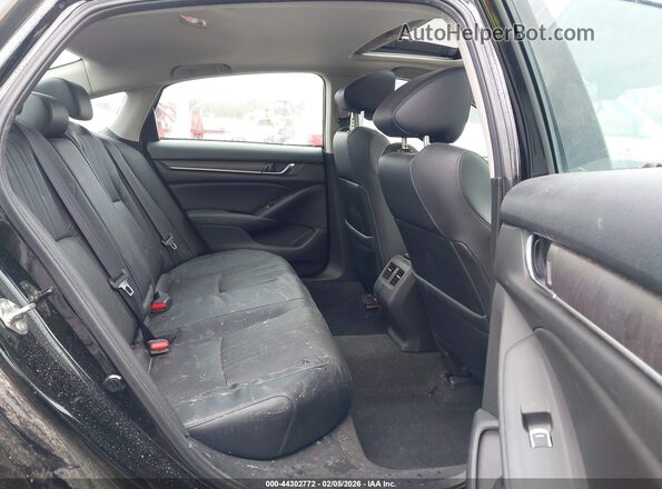 1HGCV1F55JA098124 2018 HONDA ACCORD Черный Вид наклейки с VIN-кодом