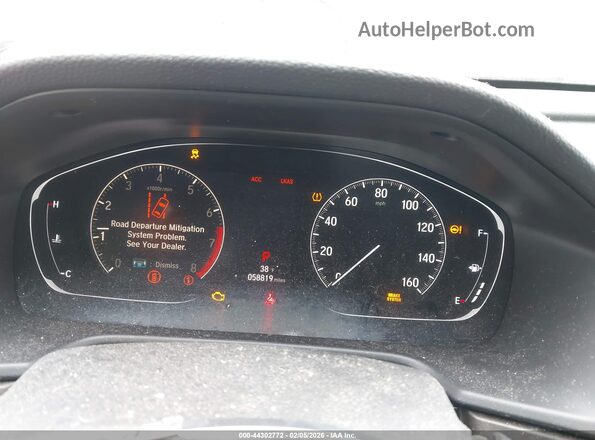 1HGCV1F55JA098124 2018 HONDA ACCORD Черный Вид задних сидений