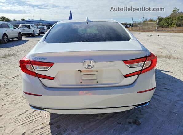 1HGCV1F57KA088924 2019 HONDA ACCORD Белый Вид сзади