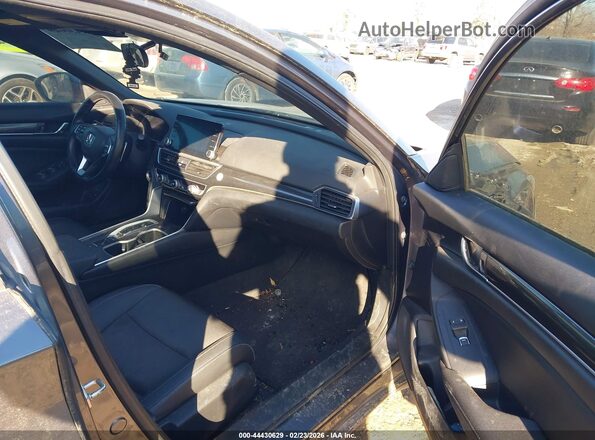 1HGCV2F33KA005400 2019 HONDA ACCORD Gray Вид салону спереду
