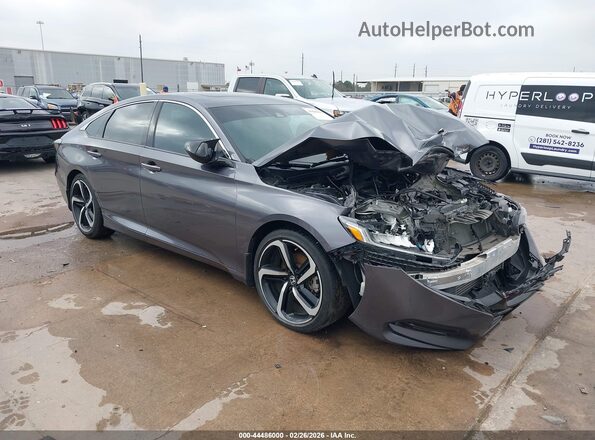 1HGCV2F36LA015579 2020 HONDA ACCORD Серый Передняя правая четверть
