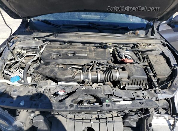 1HGCV2F3XKA008844 2019 HONDA ACCORD Серый Вид задней части салона