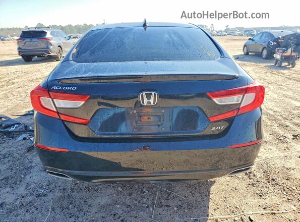 1HGCV2F53JA008278 2018 HONDA ACCORD Черный Вид сзади