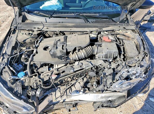 1HGCV2F53JA008278 2018 HONDA ACCORD Черный Вид задней части салона