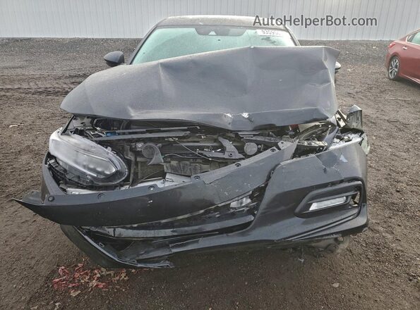 1HGCV2F93KA012237 2019 HONDA ACCORD Black Widok z przodu