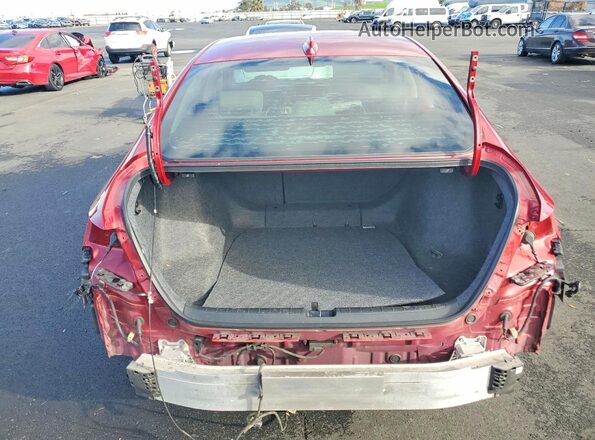 1HGCV2F94KA014997 2019 HONDA ACCORD Burgundy Вид ззаду