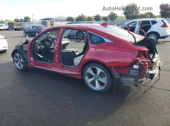 1HGCV2F94KA014997 2019 HONDA ACCORD Burgundy Задня ліва чверть