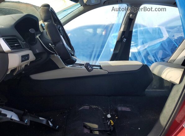 1HGCV2F94KA014997 2019 HONDA ACCORD Burgundy Вид салону спереду