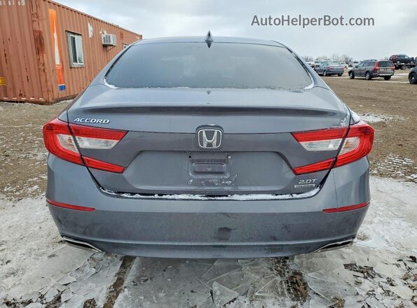 1HGCV2F99JA051204 2018 HONDA ACCORD Угольный Вид сзади