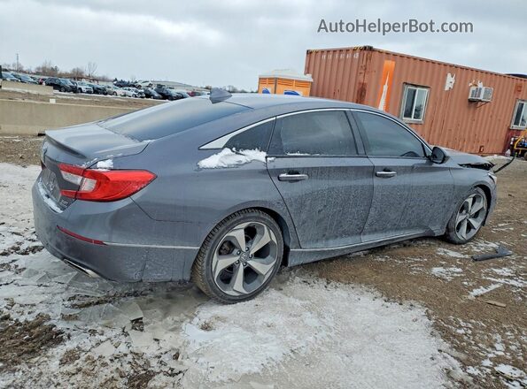 1HGCV2F99JA051204 2018 HONDA ACCORD Угольный Задняя правая четверть