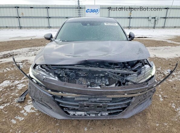 1HGCV2F99JA051204 2018 HONDA ACCORD Угольный Вид спереди