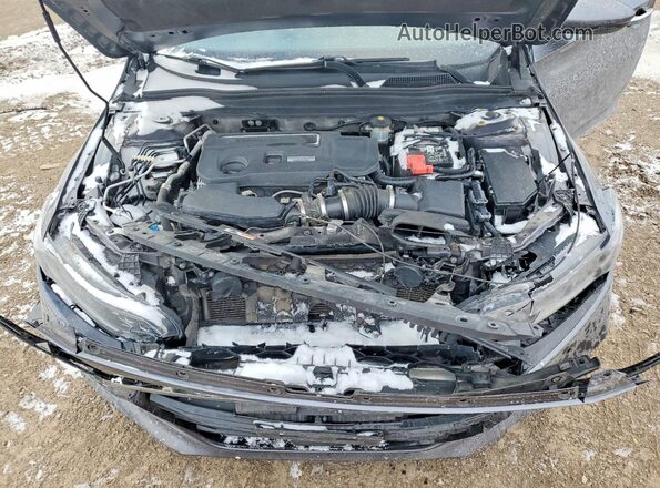 1HGCV2F99JA051204 2018 HONDA ACCORD Угольный Вид задней части салона