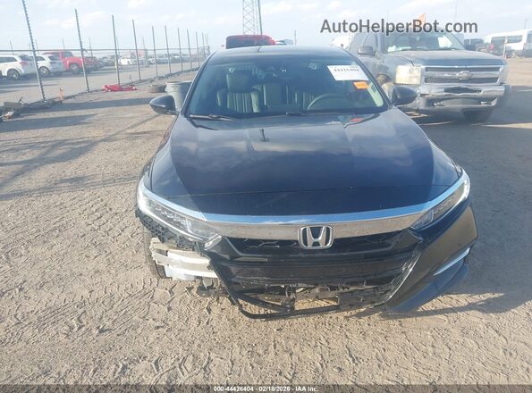 1HGCV3F10JA000402 2018 HONDA ACCORD HYBRID Черный Вид щитка приборов