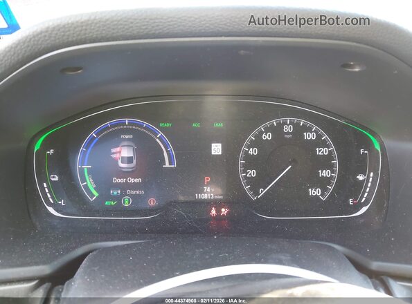1HGCV3F10KA005925 2019 HONDA ACCORD HYBRID Red Вид задніх сидінь