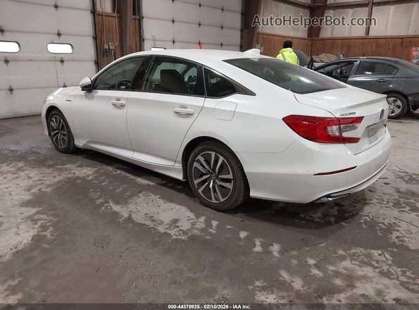 1HGCV3F12MA003418 2021 HONDA ACCORD HYBRID White Tył lewy