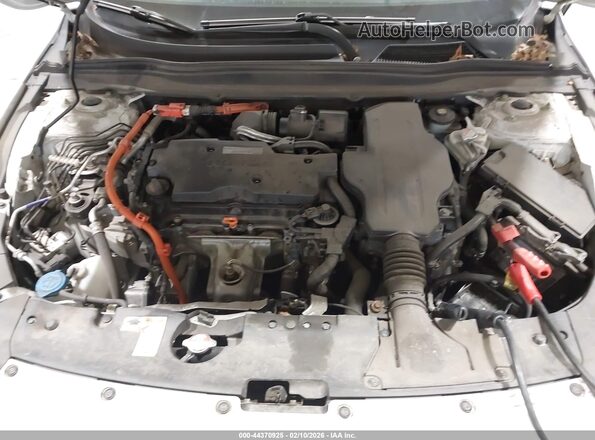 1HGCV3F12MA003418 2021 HONDA ACCORD HYBRID White Widok z tyłu