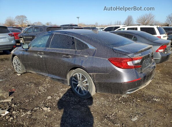1HGCV3F14KA011629 2019 HONDA ACCORD Gray უკანა მარცხენა