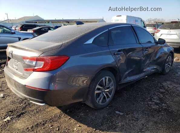 1HGCV3F14KA011629 2019 HONDA ACCORD Gray უკანა მარჯვენა