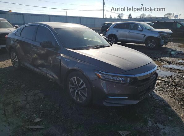 1HGCV3F14KA011629 2019 HONDA ACCORD Gray წინა მარჯვენა