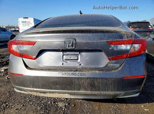 1HGCV3F14KA011629 2019 HONDA ACCORD Gray წინა სალონის ხედი