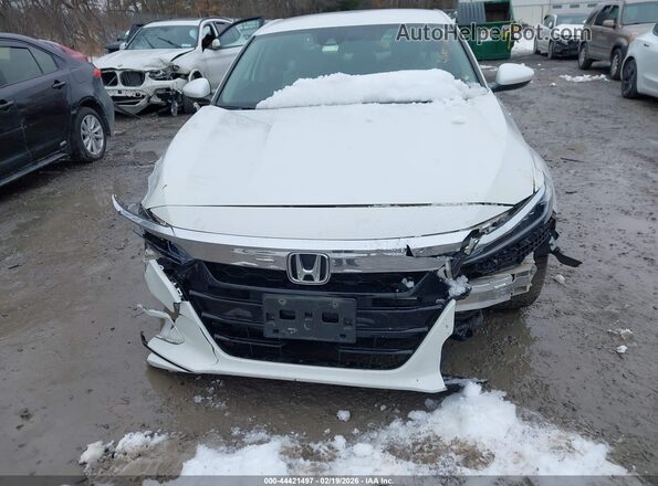1HGCV3F15JA012531 2018 HONDA ACCORD HYBRID Белый Вид щитка приборов