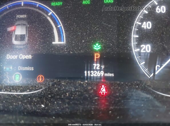 1HGCV3F19JA015822 2018 HONDA ACCORD HYBRID Серебряный 