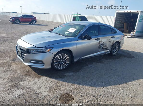 1HGCV3F19JA015822 2018 HONDA ACCORD HYBRID Серебряный Панорамный вид салона 360°