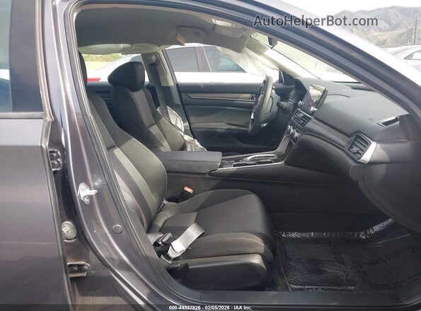 1HGCV3F1XMA018300 2021 HONDA ACCORD HYBRID Gray Вид салону спереду