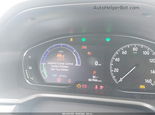 1HGCV3F1XMA018300 2021 HONDA ACCORD HYBRID Gray Вид задніх сидінь