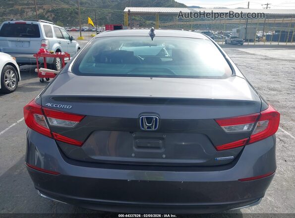 1HGCV3F1XMA018300 2021 HONDA ACCORD HYBRID Gray 